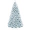 Best Choice Products Pre-Lit Ice Blue Christmas Tree, Artificial Full Holiday Decoration w/ Incandescent Lights